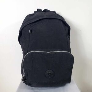 Kipling Black Backpack One Pocket Adjustable Straps